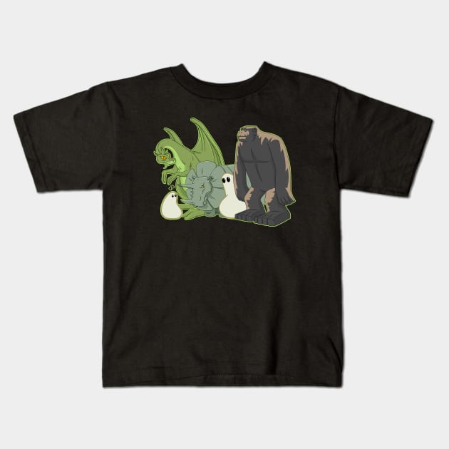 Monster Squad Kids T-Shirt by jparish